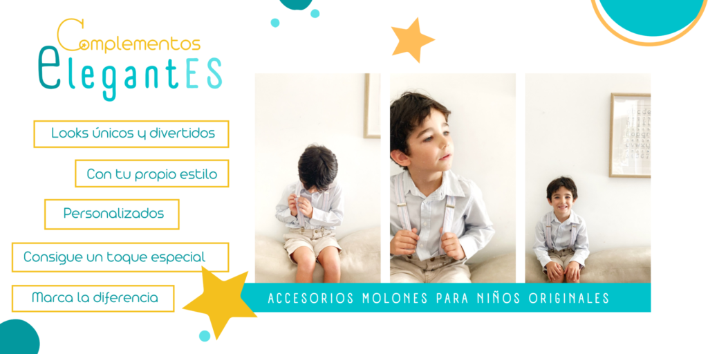 ACCESORIOS MOLONES PARA NIÑOS ELEGANTES